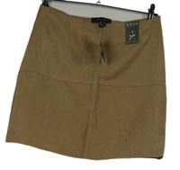 Nové - Dámská béžová semišová sukně Atmosphere 