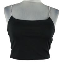 Dámský černý crop top FB Sister 