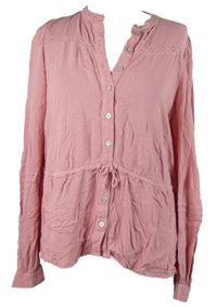 Dámská růžová halenka se stahováním M&S