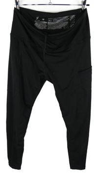 Dámské černé sportovní funkční legíny Primark 