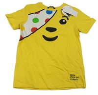 Žluté tričko s medvídkem Pudsey George