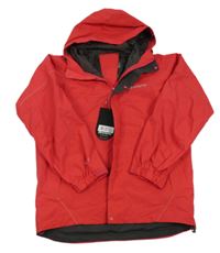 Nové- Neonově růžová šusťáková jarní funkční bunda s kapucí Sprayway