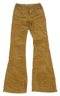 Béžové flare manšestráky Blue ridge