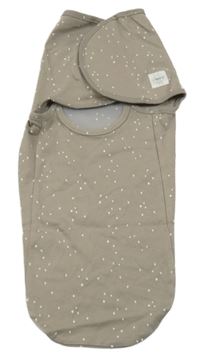 Béžová rychlozavinovačka s puntíky