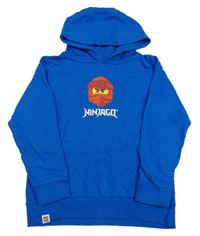 Azurová mikina s Lego Ninja s kapucí 