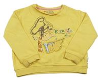 Žlutá mikina s obrázkem M&S