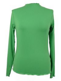 Dámské zelené žebrované triko Esmara 