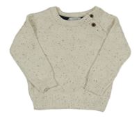 Smetanový melírovaný svetr zn. Primark