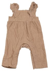 Světlerůžové laclové manšestráky F&F