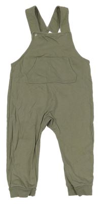 Khaki laclové tepláky H&M