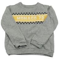 Šedá mikina s nápisem Pep&Co