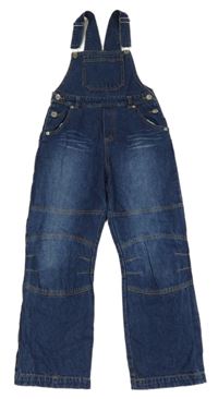 Tmavomodré laclové rifle 