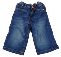 Tmavomodré teplákové riflové kraťasy Chapter young