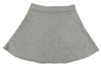 Šedá pletená sukně Zara