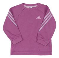 Růžovofialová mikina Adidas