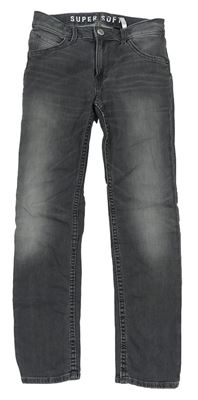 Šedé teplákové skinny rifle H&M