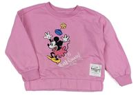 Růžová oversize mikina s Mickeym Primark