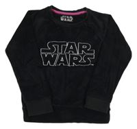 Černá sametová mikina se Star Wars M&S