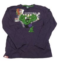 Nové - Lilkové triko s Hulkem Zara