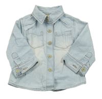 Světlemodrá riflová košile Milon 