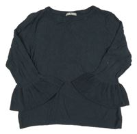 Tmavošedý vzorovaný svetr Tu