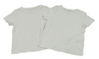 2x - Bílé tričko H&M