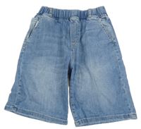 Světlemodré riflové kraťasy Zara