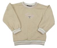 Béžová mikina s logem Tommy Hilfiger 