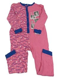 Růžovo-safírový overal s One Direction George