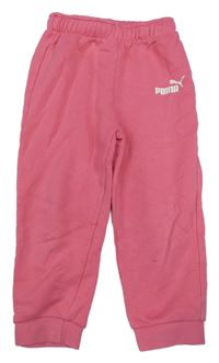 Růžové tepláky s logem PUMA