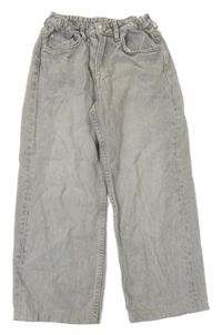 Světlešedé plísňové loose fit waist straight leg rifle H&M