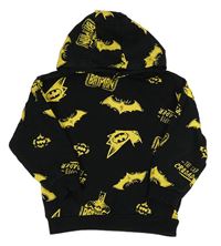 Černá mikina s Batmanem a kapucí Primark