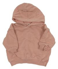 Starorůžová mikina s kapucí H&M