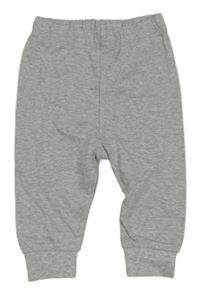 Šedé melírované lehké tepláky