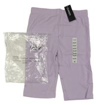 Nové - Lila žebrované elastické kraťasy Dunnes