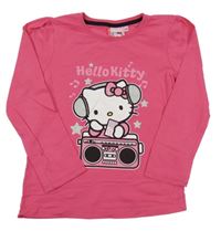 Tmavorůžové triko s Hello Kitty Sanrio
