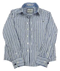 Bílo-modrá pruhovaná košile Pepe Jeans