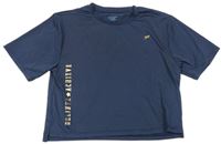 Tmavomodré crop sportovní tričko Primark
