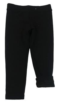 Černé zateplené legíny Primark