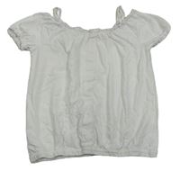 Bílý crop top 