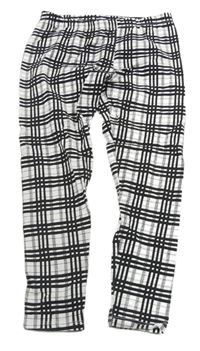 Černo-bílé kostkované legíny Primark