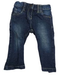 Tmavomodré skinny rifle Papagino