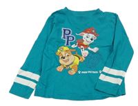 Zelené triko s Tlapkovou patrolou Nickelodeon