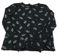 Černé triko s jednorožci Reserved