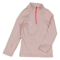 Světlerůžová funkční mikina Decathlon