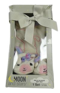 Nové - 2 set - smetanový sametový bryndák + capáčky 