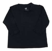Tmavomodré triko H&M