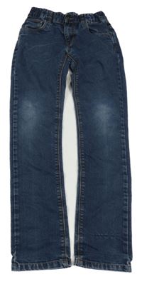Tmavomodré skinny rifle C&A