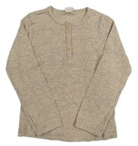 Béžové melírované triko H&M