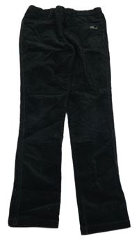 Černé sametové skinny rifle Mexx